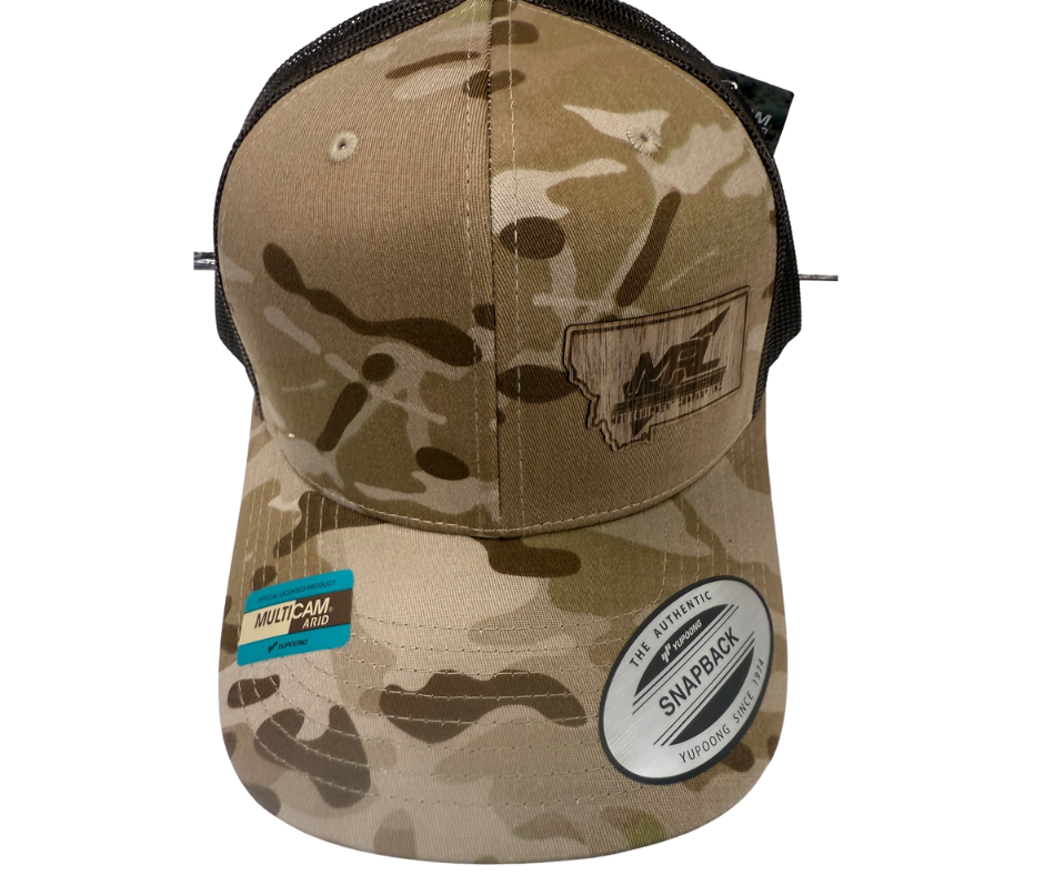 Baseball Cap Snapback Wood MRL Logo