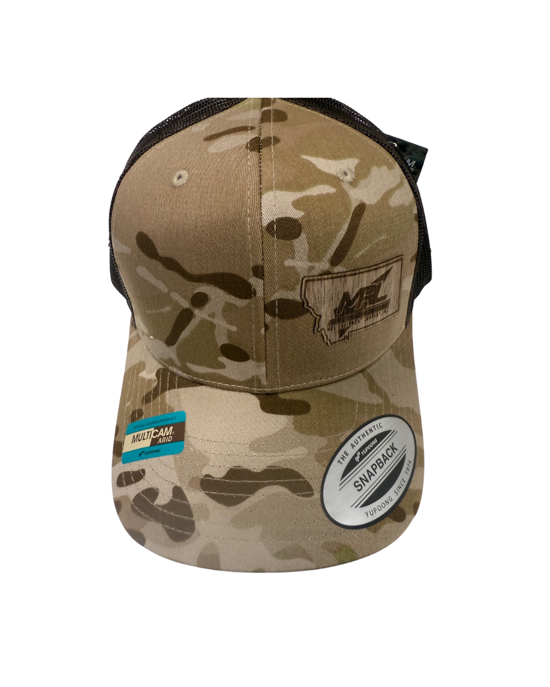 Baseball Cap Snapback Wood MRL Logo